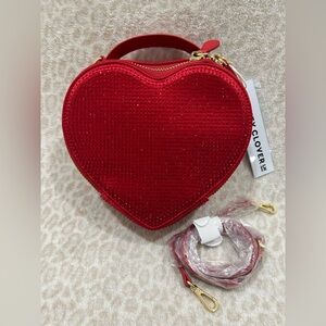 Stoney Clover Lane Red Sparkle Crossbody